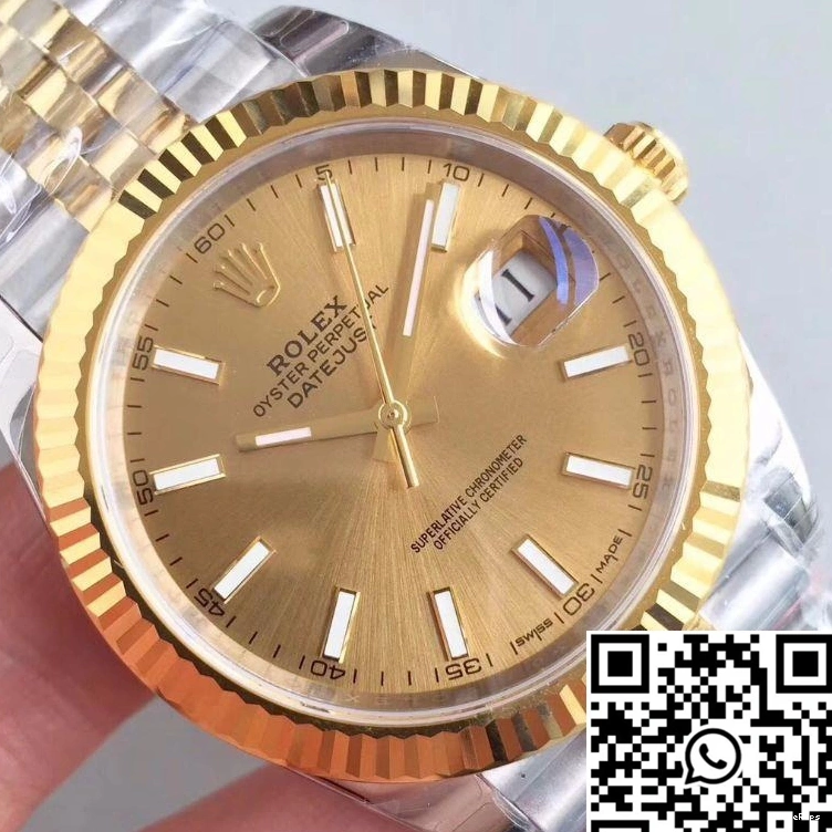 Datejust Yellow 41MM Rolex Gold II EW Dial 116333 Factory 1126